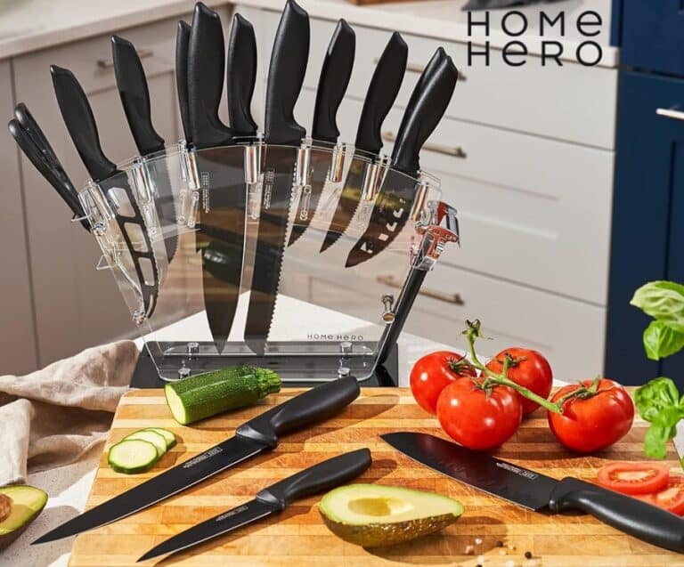 Home Hero 20 Pcs Kitchen Knife Set, Chef Knife Set & Steak Knives